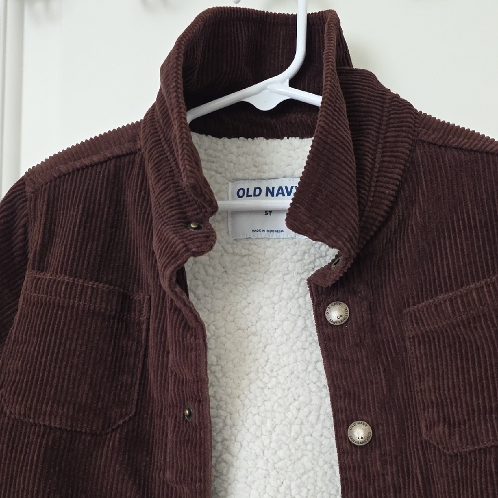 Old Navy Chocolate Corduroy Jacket